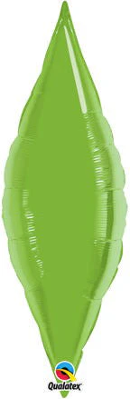 13" Airfill Only Taper Lime Green Qualatex Balloon
