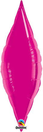 13" Airfill Only Taper Magenta Qualatex Balloon