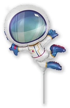 14" Airfill Only (Sticks Sold Separately) Astronaut Mini Foil Balloon