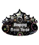 14" Airfill Only (Sticks Sold Separately) New Year Marquee Balloon