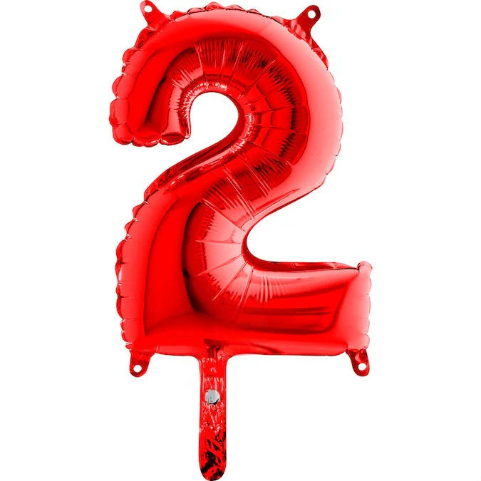 14" Airfill Only (Sticks Sold Separately) (Self Sealing) Number 2 Red Balloon