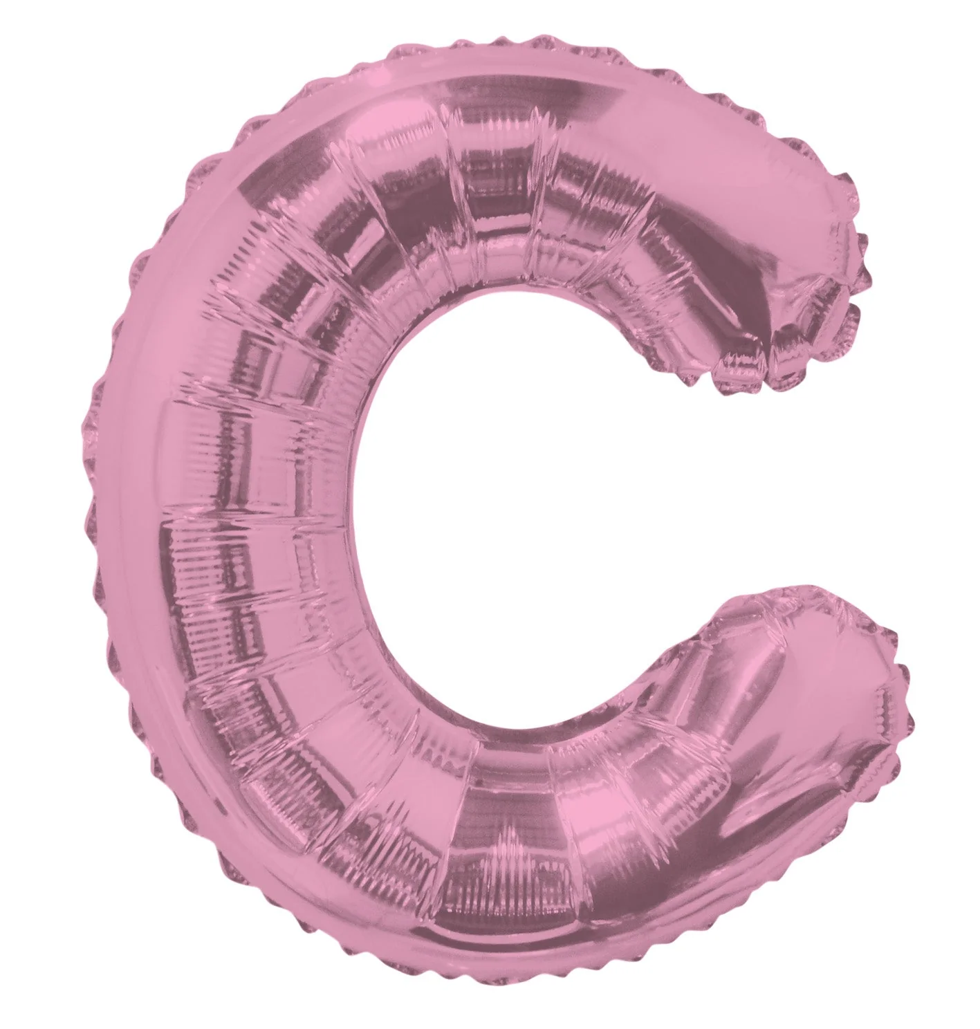 14" Airfill with Valve Only Letter C Pink Balloon (Sticks Sold Separately)