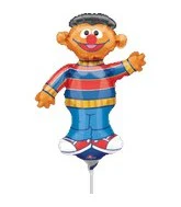 15" (Airfill Only) Sesame Street Earnie Balloon (Sticks Sold Separately)