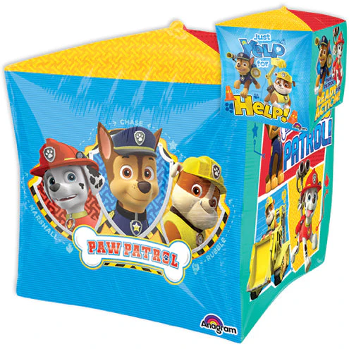 15" Cubez Jumbo Paw Patrol Balloon Packaged