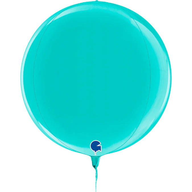 15" (22" Deflated) Globe Tiffany 4D Foil Balloon