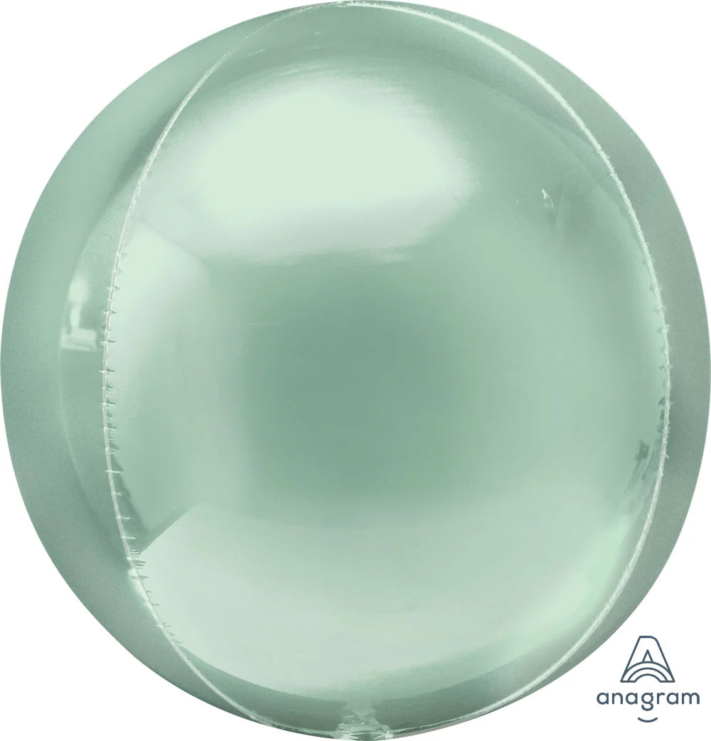 16" Orbz Mint Green Foil Balloon