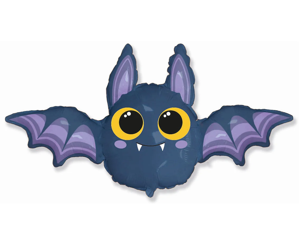 16" Airfill Only (Sticks Sold Separately) Bat Mini Foil Balloon