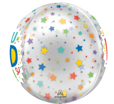 16" Orbz Clear You Did It! Foil Balloon - Image 2