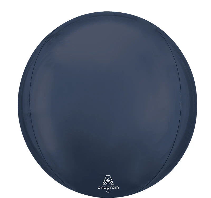 16" Orbz Satin True Navy Foil Balloon