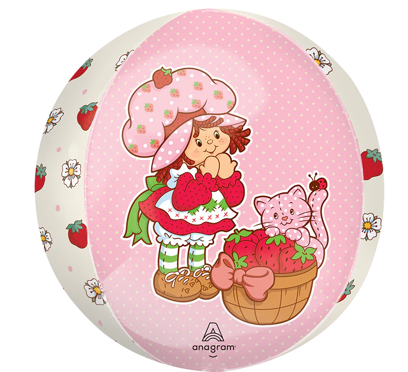 16" Orbz Strawberry Shortcake Foil Balloon