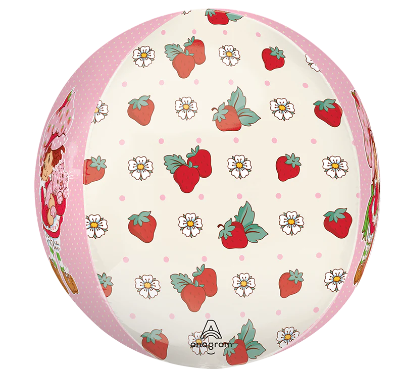 16" Orbz Strawberry Shortcake Foil Balloon - Image 2