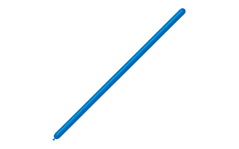 160BN Balloonia Brand Professional Line Twisting/Modelling Latex Balloons Standard Blue (100 Per Bag) - Image 3