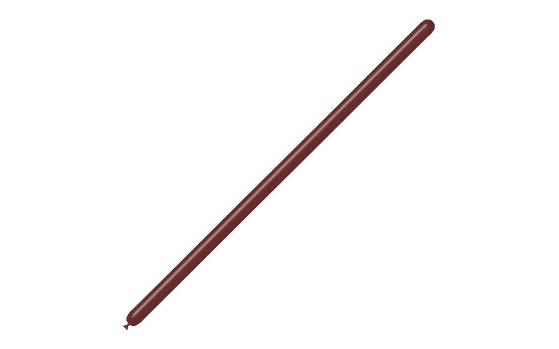 160BN Balloonia Brand Professional Line Twisting/Modelling Latex Balloons Standard Chocolate (100 Per Bag) - Image 3