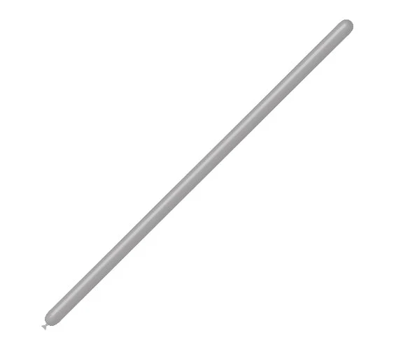 160BN Balloonia Brand Professional Line Twisting/Modelling Latex Balloons Standard Grey (100 Per Bag)