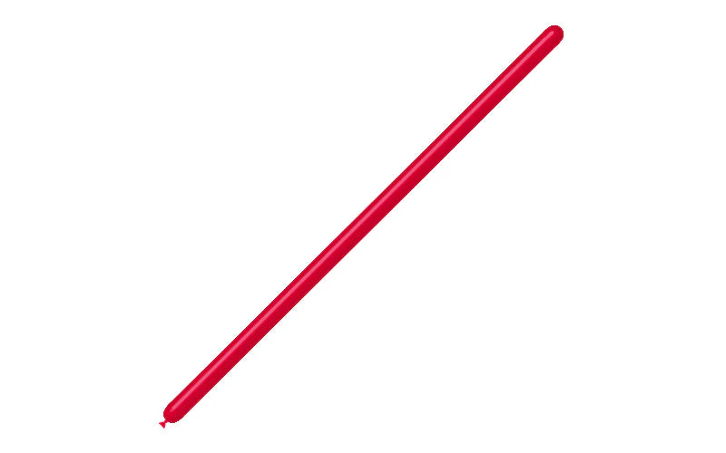 160BN Balloonia Brand Professional Line Twisting/Modelling Latex Balloons Standard Red (100 Per Bag) - Image 3