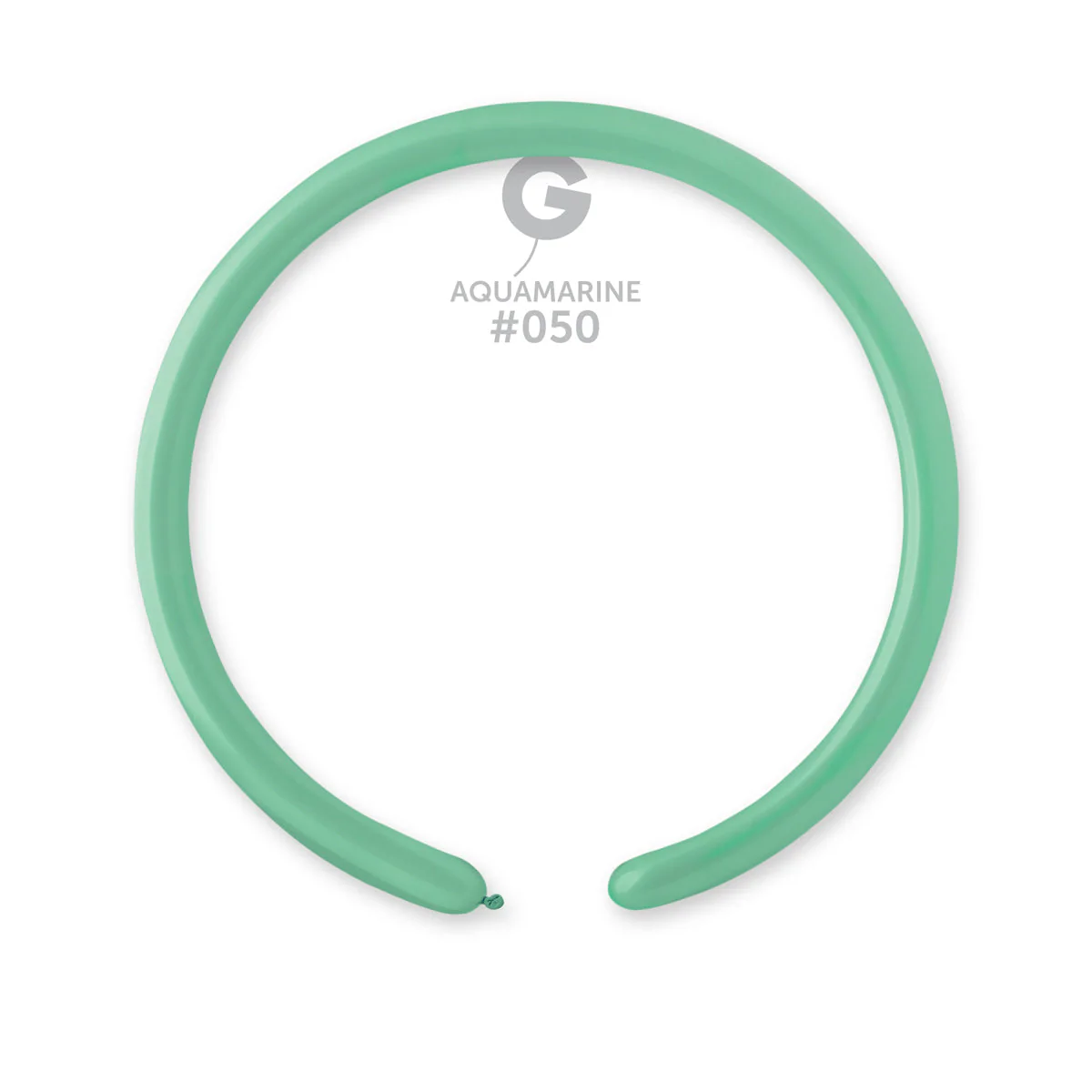 160G Gemar Latex Balloons (Bag of 50) Modelling/Twisting Aquamarine