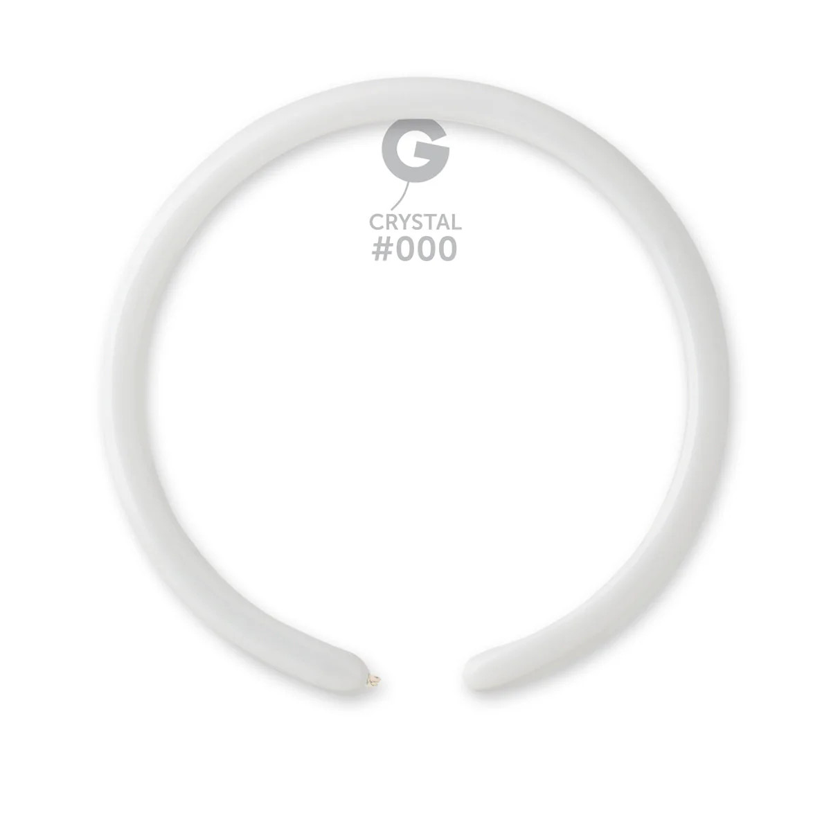 160G Gemar Latex Balloons (Bag of 50) Modelling/Twisting Crystal Clear