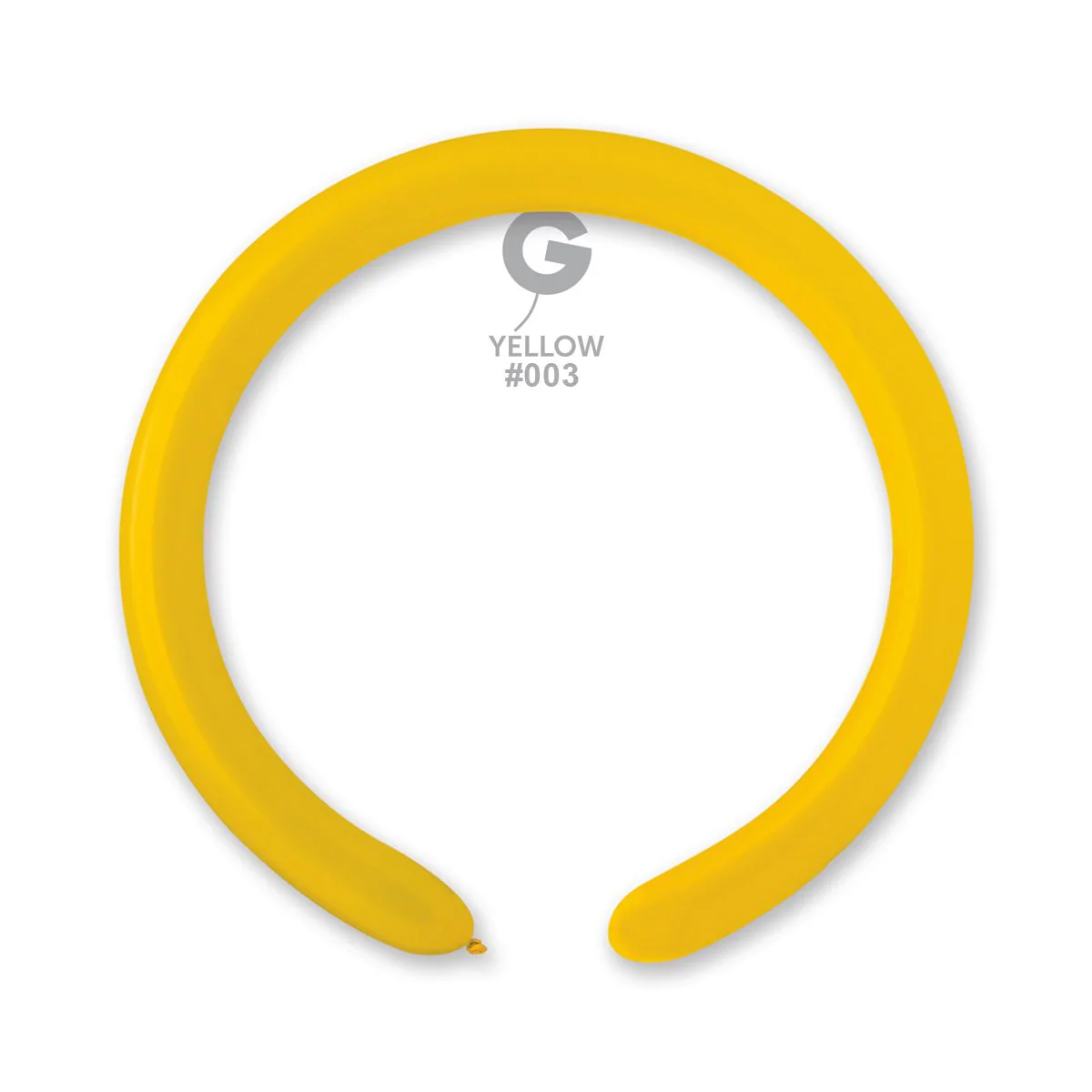 160G Gemar Latex Balloons (Bag of 50) Modelling/Twisting Deep Yellow