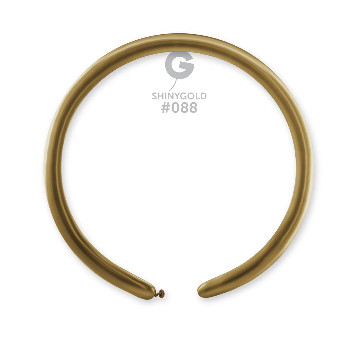 160G Gemar Latex Balloons (Bag of 50) Shiny Gold Twisting/Modelling