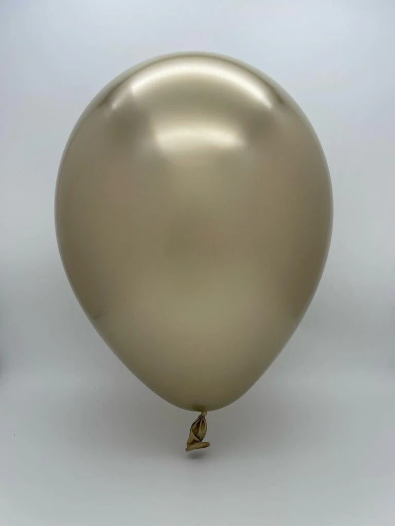 160G Gemar Latex Balloons (Bag of 50) Shiny Gold Twisting/Modelling - Image 2