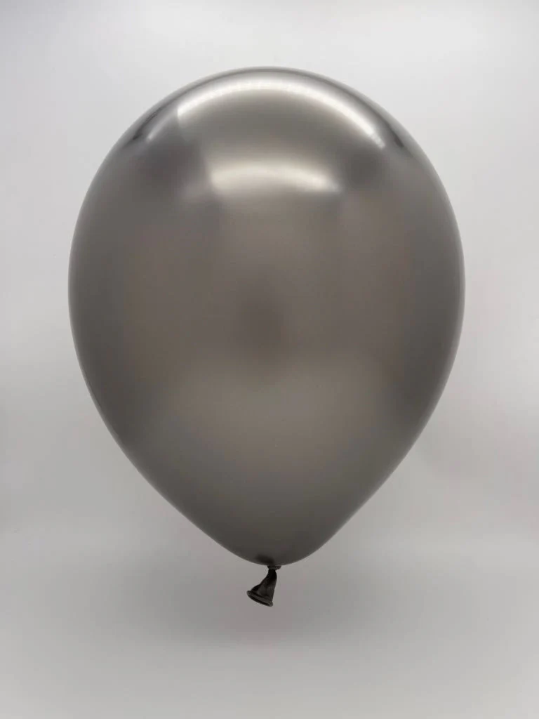 160K Nozzle Up Kalisan Twisting Latex Balloons Mirror Space Grey (50 Per Bag) - Image 2