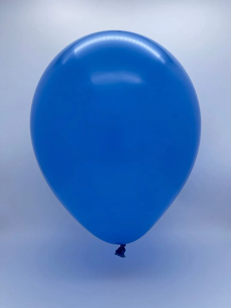 160K Nozzle Up Kalisan Twisting Latex Balloons Standard Blue (50 Per Bag) - Image 2
