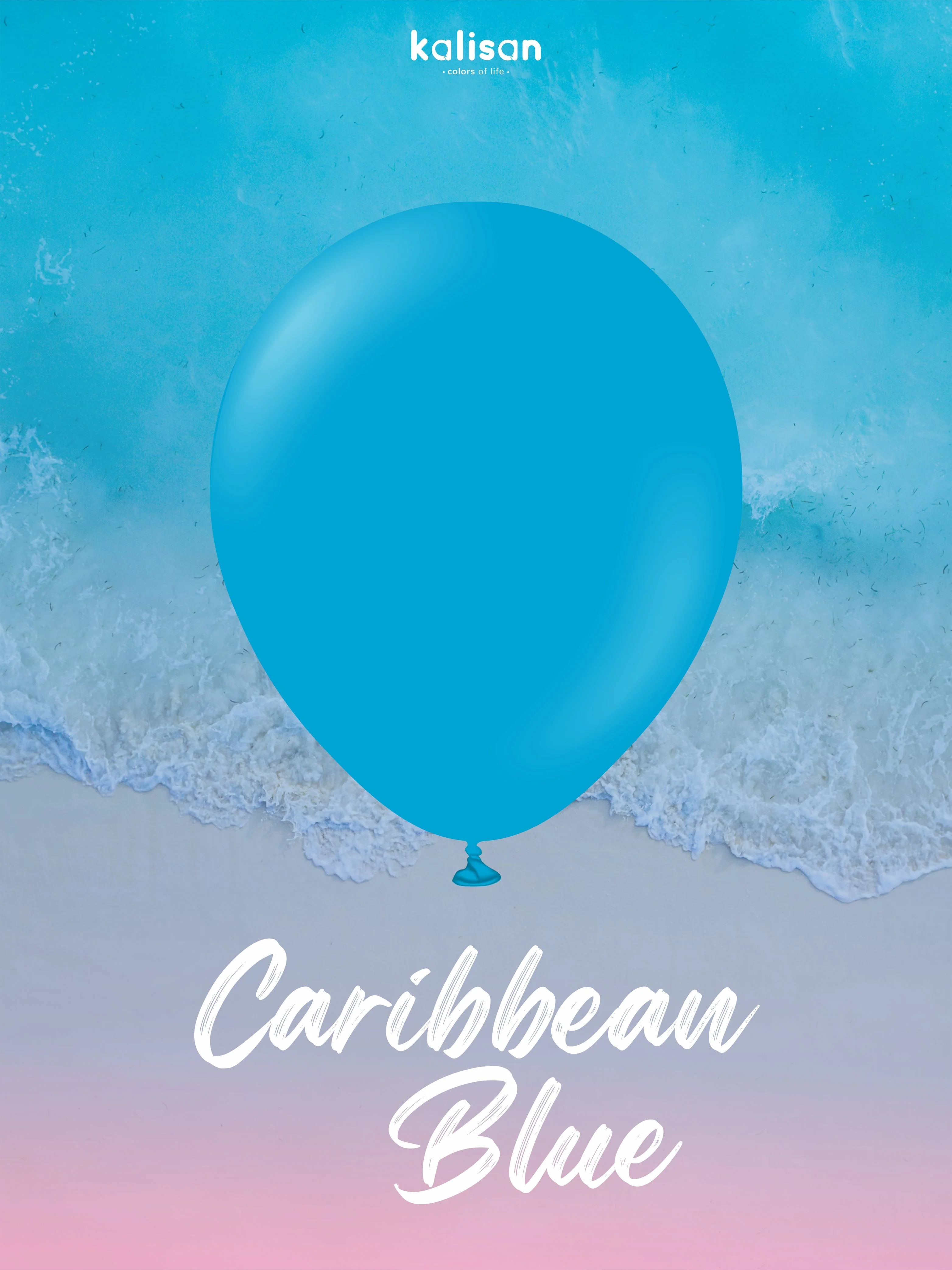 160K Nozzle Up Kalisan Twisting Latex Balloons Standard Caribbean Blue (50 Per Bag) - Image 9