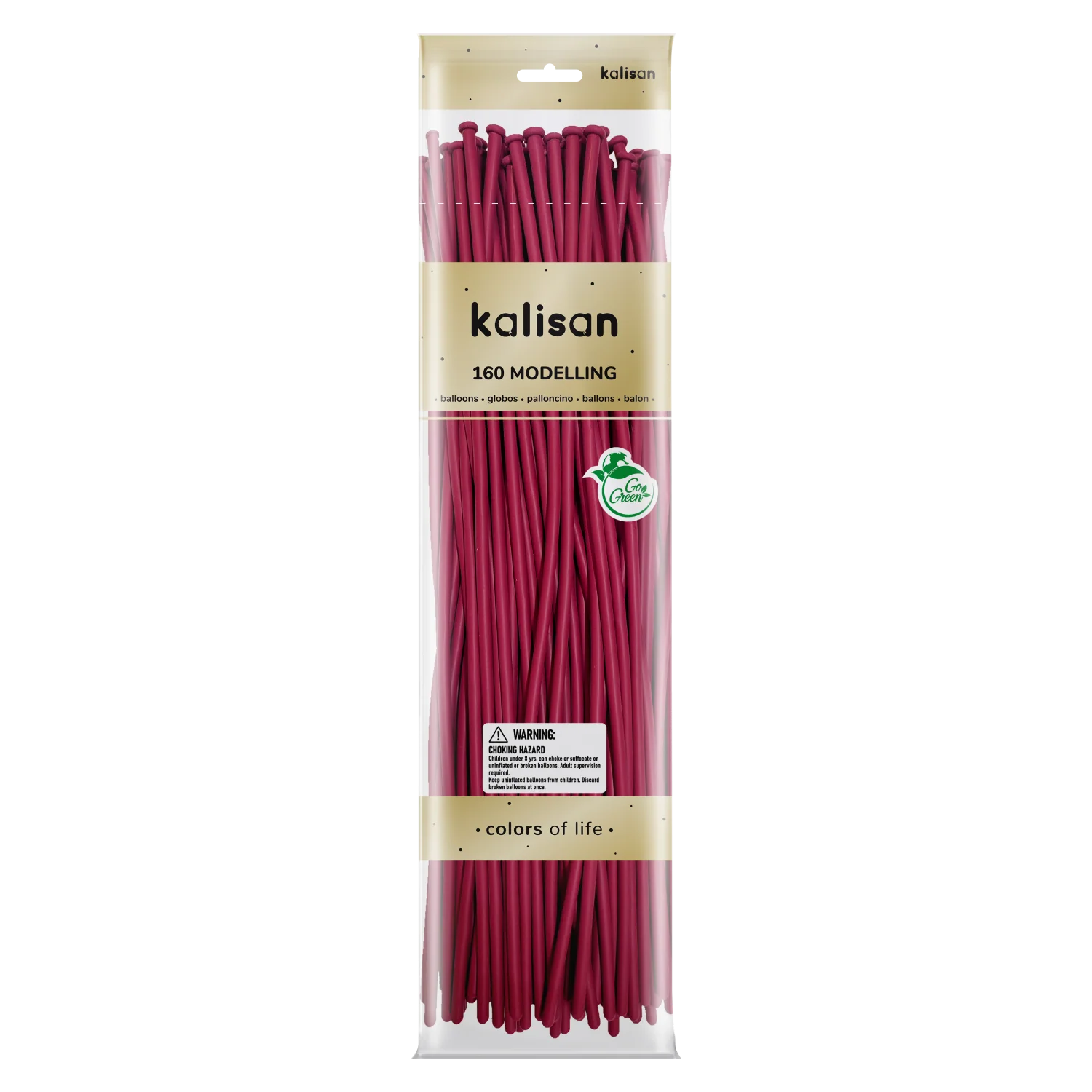 160K Nozzle Up Kalisan Twisting Latex Balloons Standard Fuchsia (50 Per Bag)