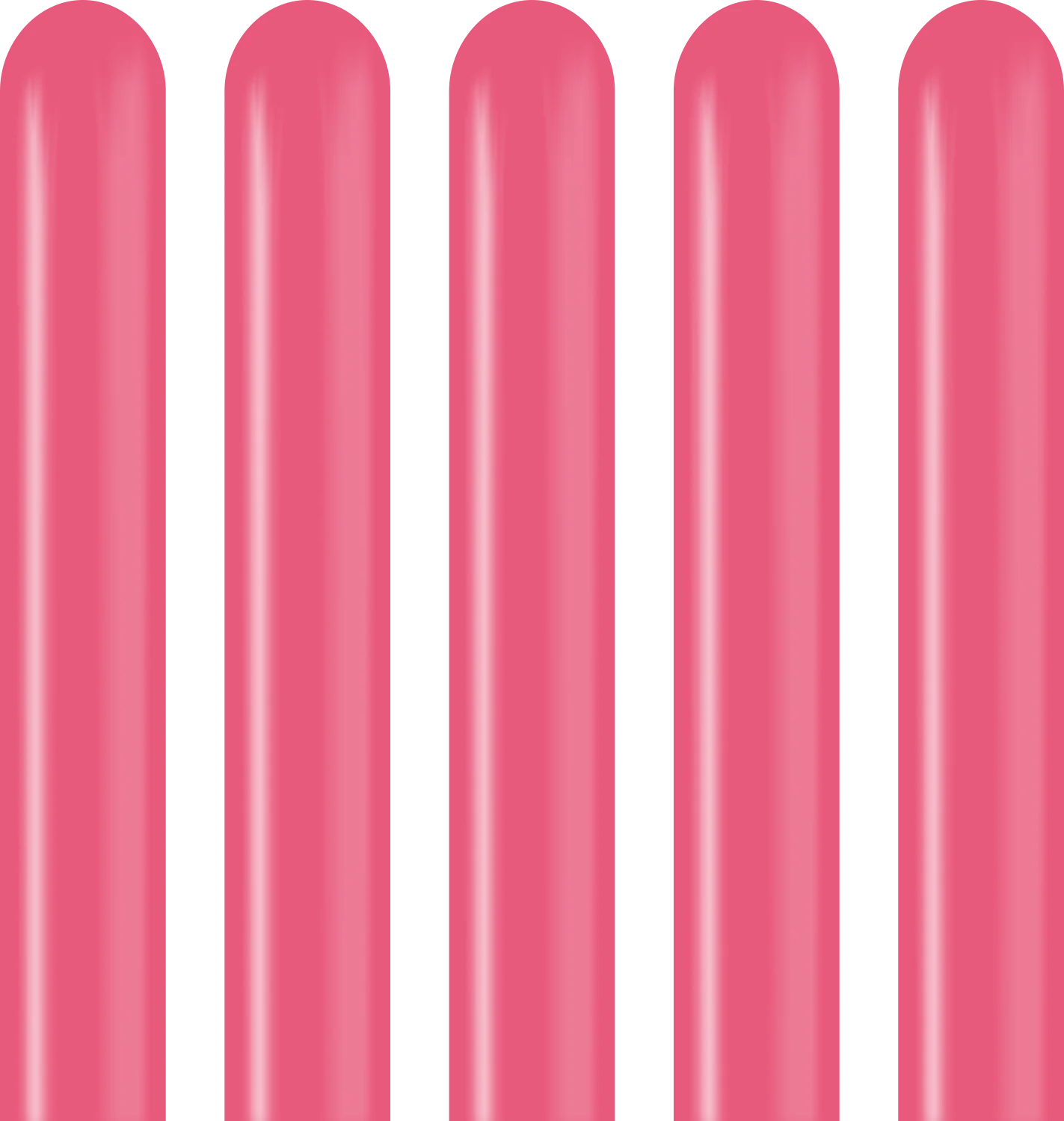 160K Nozzle Up Kalisan Twisting Latex Balloons Standard Fuchsia (50 Per Bag) - Image 4