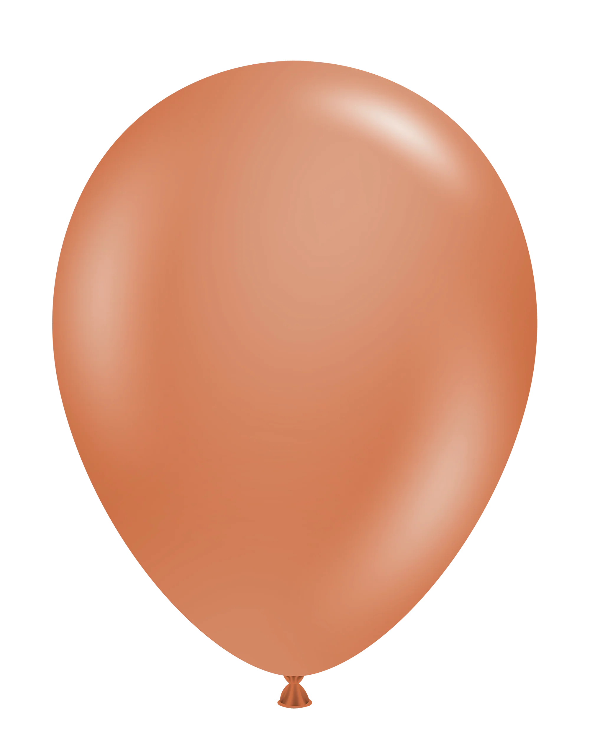 17" Burnt Orange Tuftex Latex Balloons Designer Balloons (50 Per Bag)