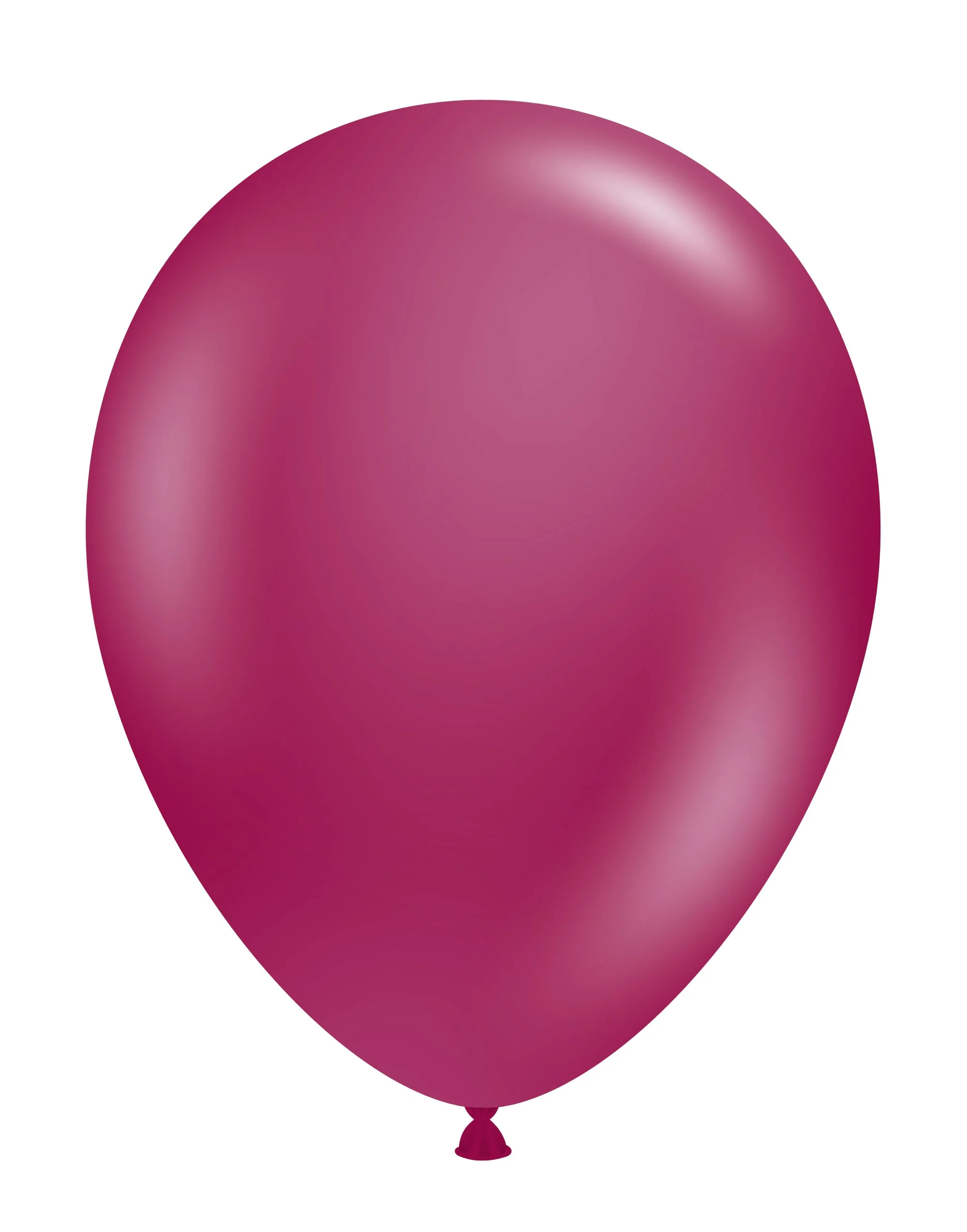 17" Crystal/Jewel Burgundy Tuftex Latex Balloons (50 Per Bag)