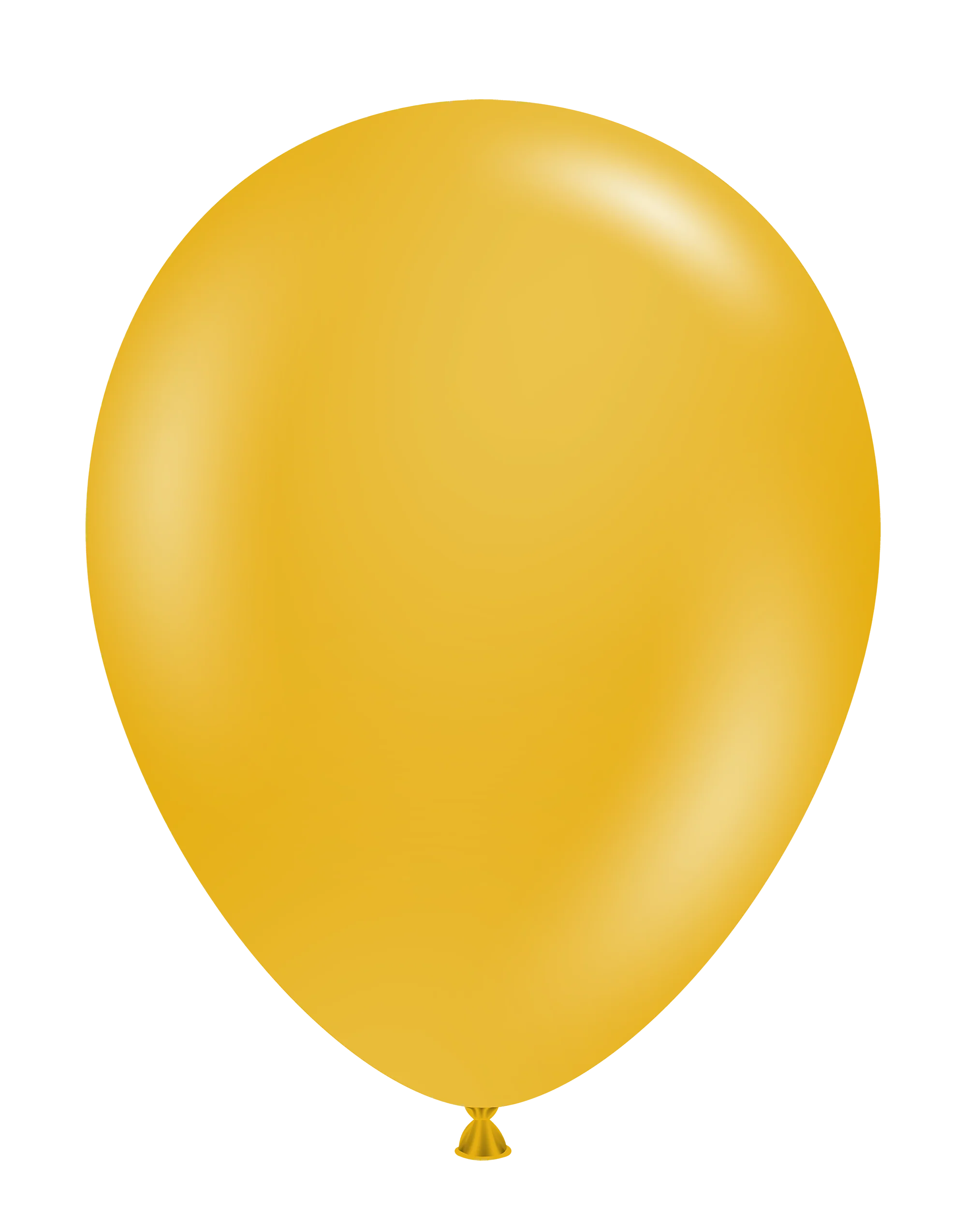 17" Mustard Tuftex Latex Balloons Designer Balloons (50 Per Bag)