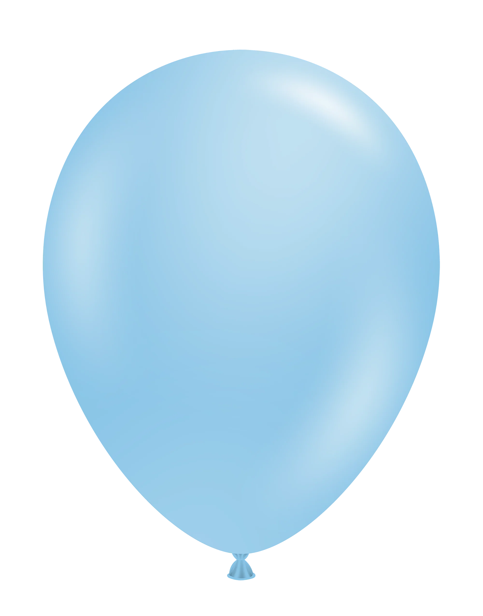 17" Baby Blue Tuftex Latex Balloons Designer Balloons (50 Per Bag)