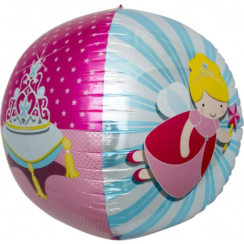 17" Princess Sphere Foil Balloon