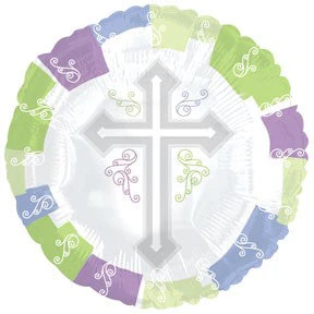 17" Religious Celebration Packaged Balloon