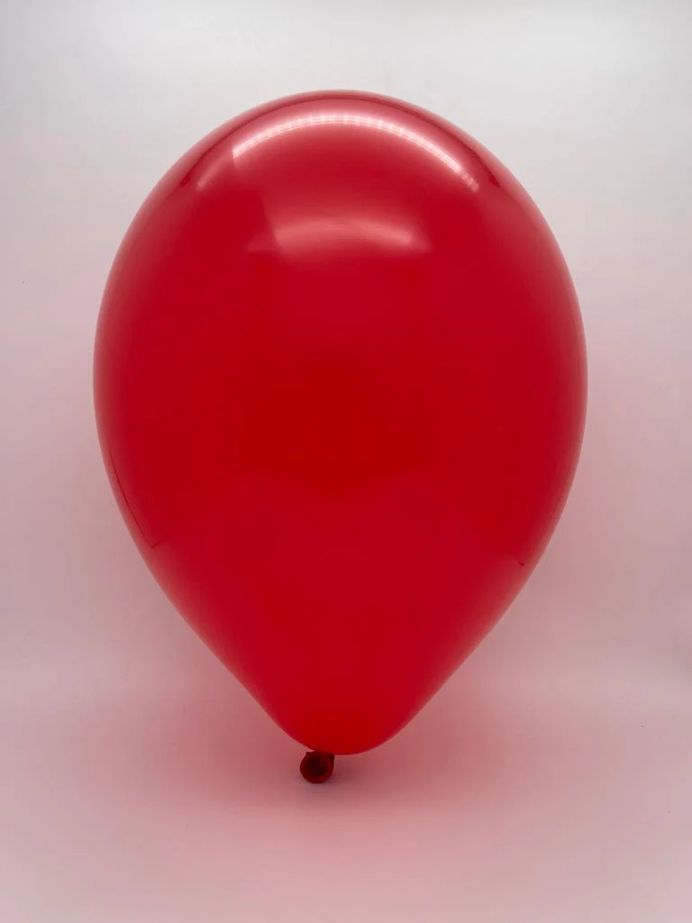 17" Standard Red Tuftex Latex Balloons (50 Per Bag) - Image 2