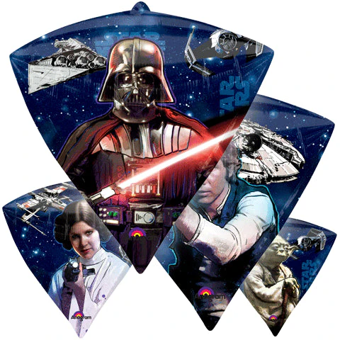 17" Star Wars Characters Diamond shaped Balloons