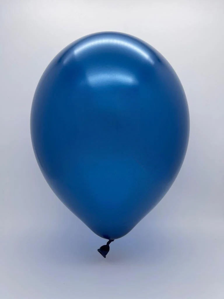 17 Inch Tuftex Latex Balloons (50 Per Bag) Pearl Metallic Midnight Blue - Image 2