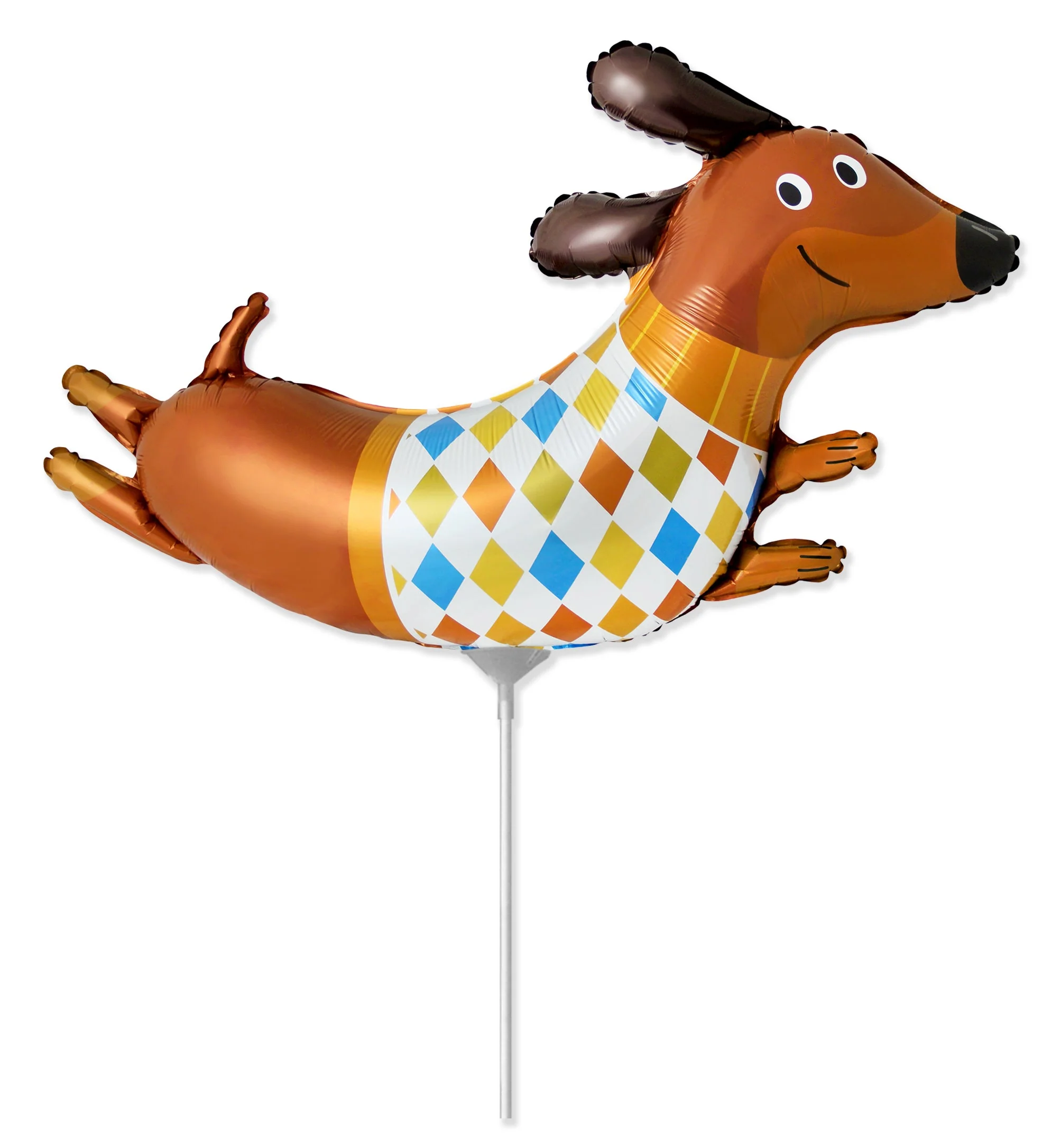 17" Airfill Only Dachshund Foil Balloon
