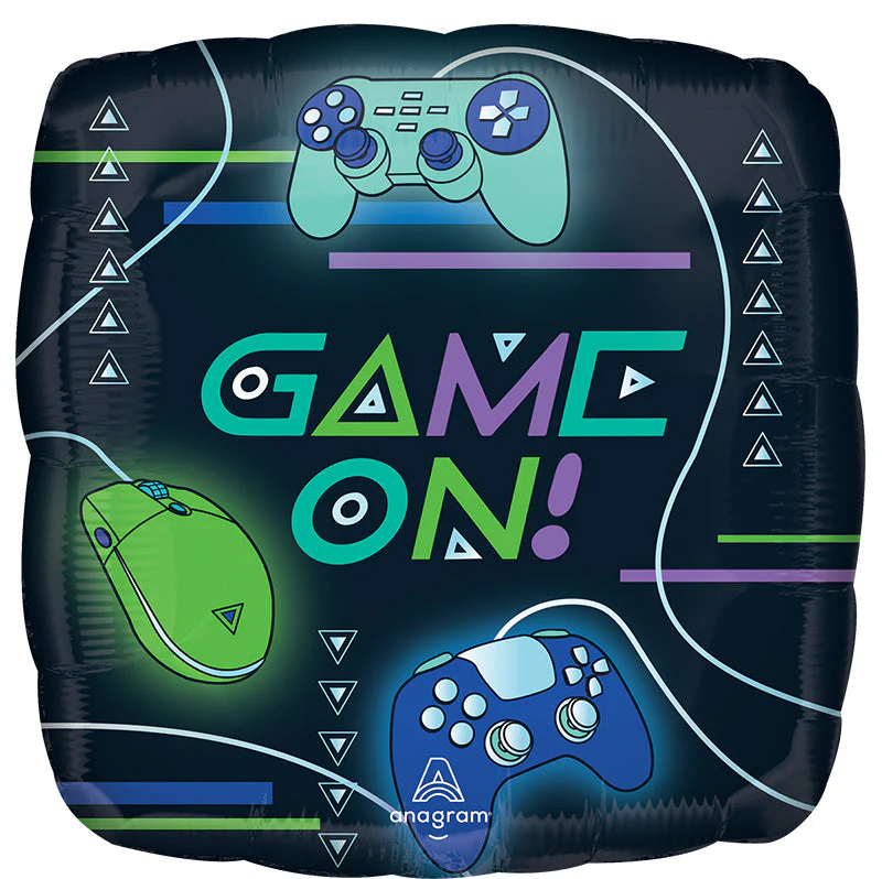 17" Game On Foil Balloon