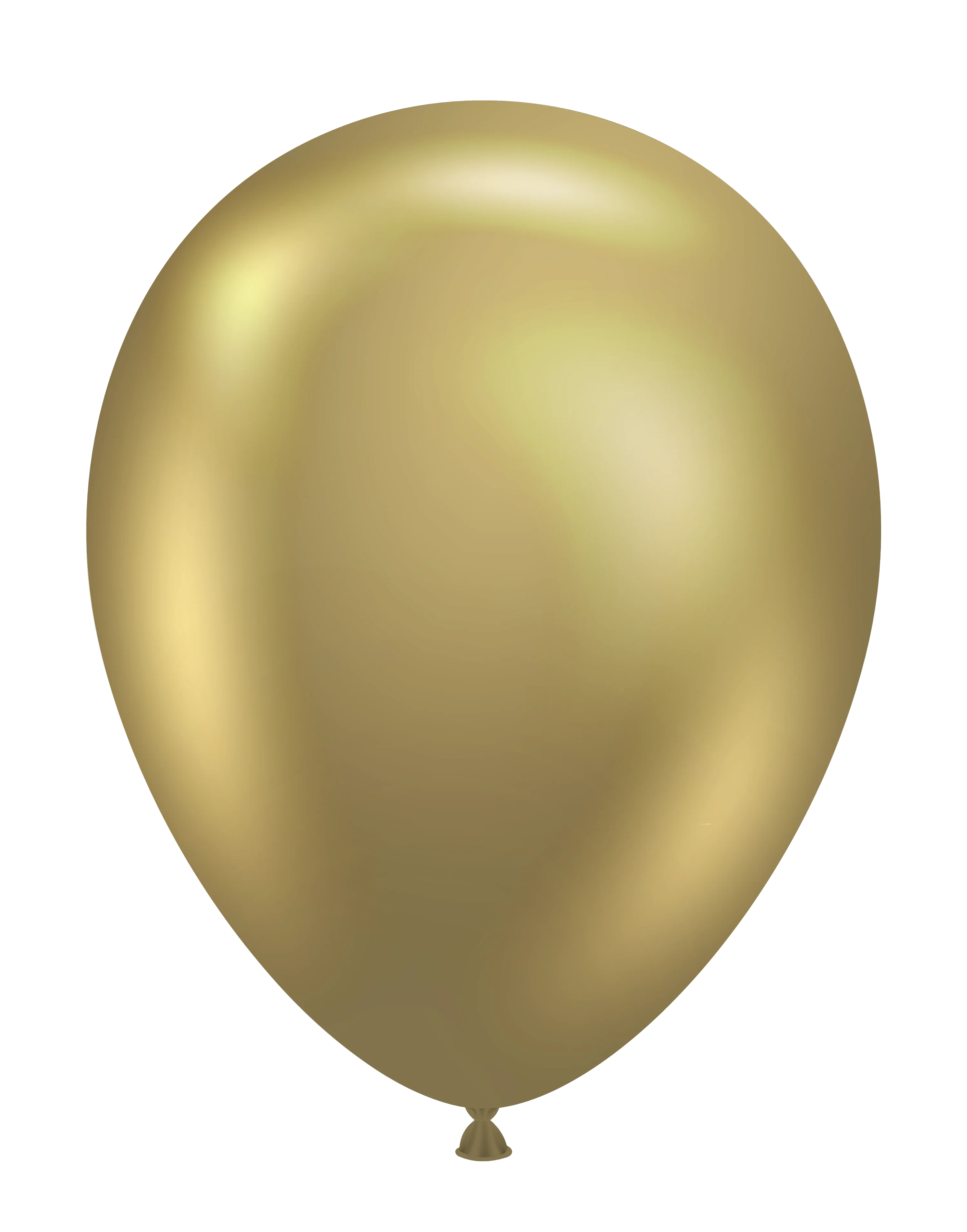 17" Golden Chrome Like Tuftex Effects Latex Balloons (25 Per Bag) - Image 3