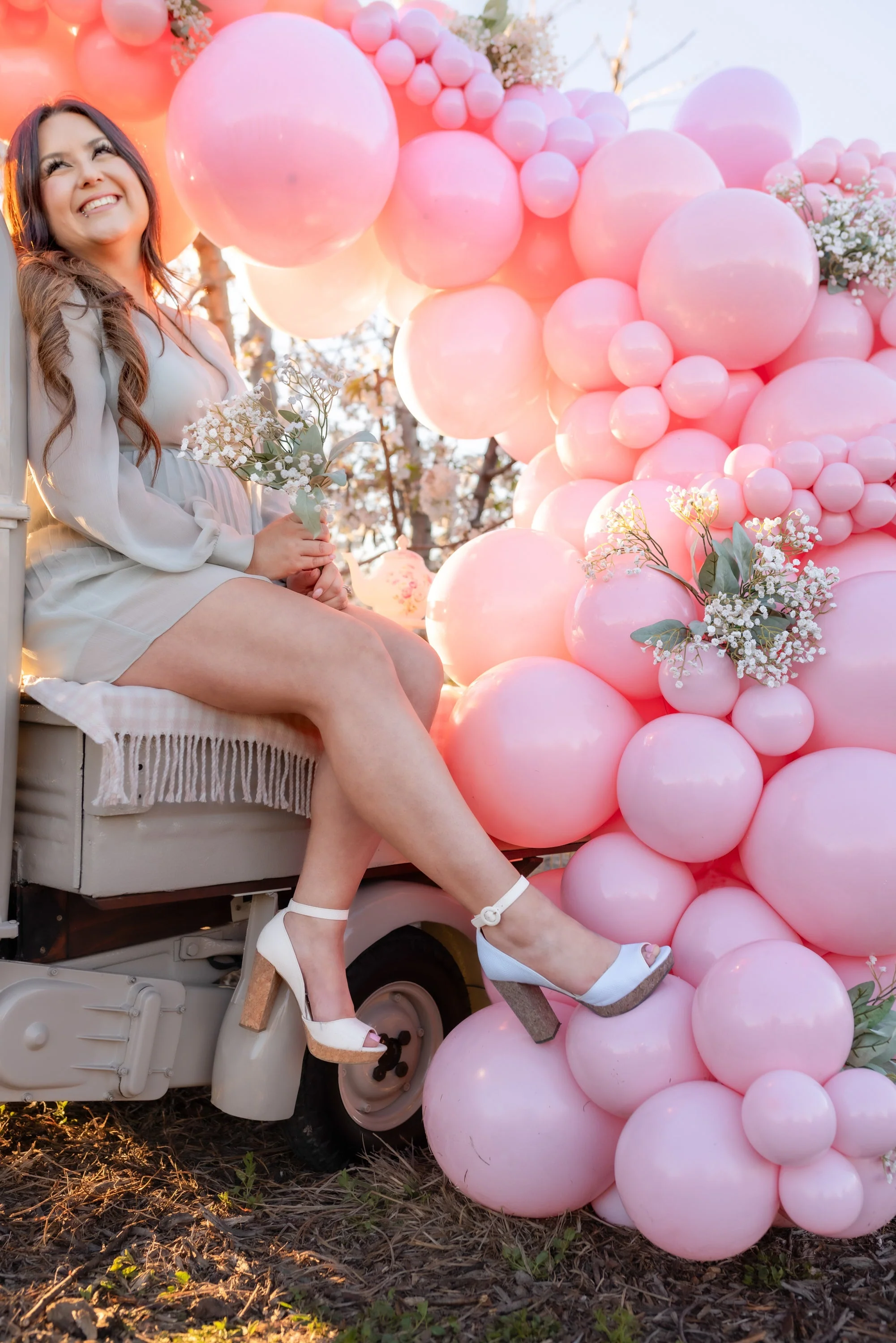 17" Romey Pearl Pink Tuftex Latex Balloons Designer Balloons (25 Per Bag) - Image 4