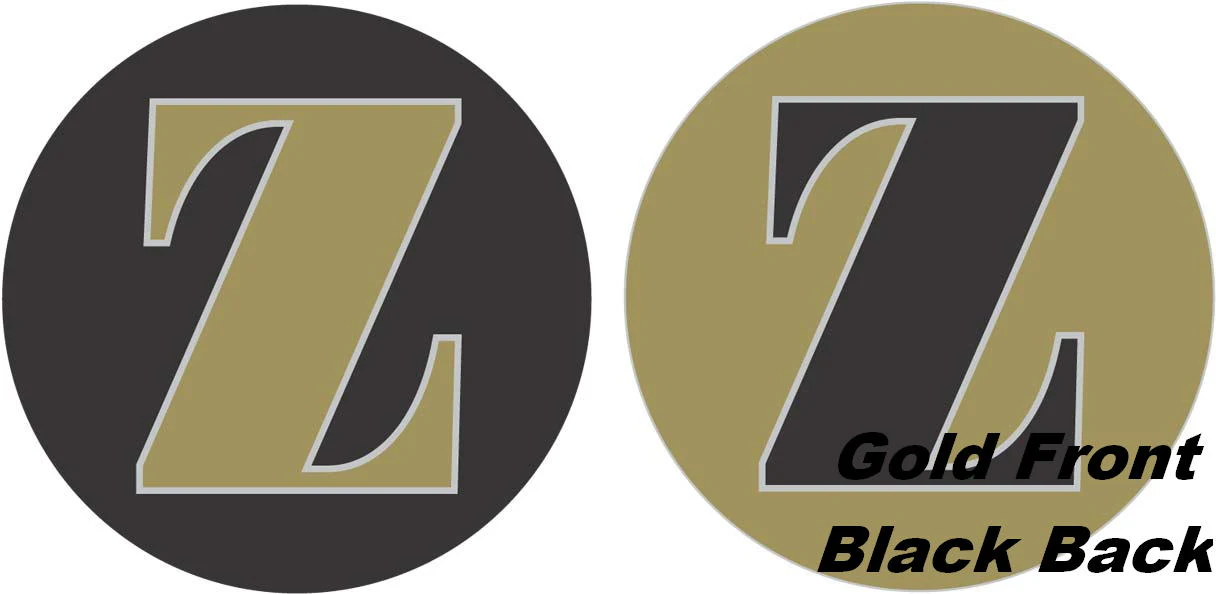 18" Classic Letter Balloon Letter "Z" Gold/Black