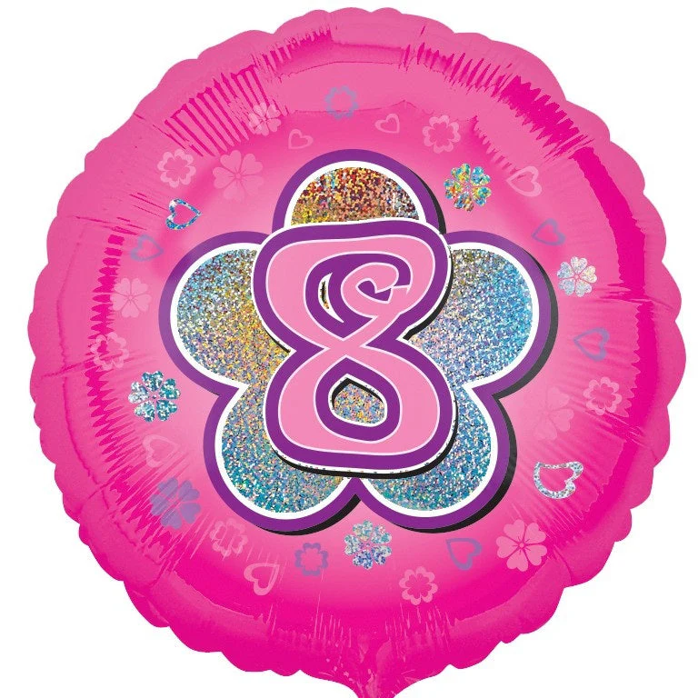18" 8 Pink Balloon