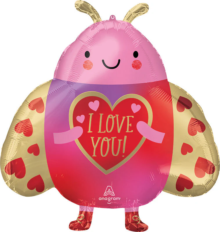 18" Adorable Love Bug Foil Balloon