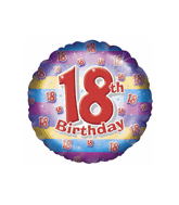 18" Age 18th Birthday Unisex Balloon - Image 2