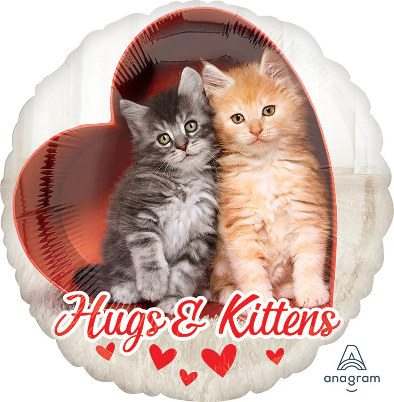 18" Avanti Hugs & Kittens Balloon