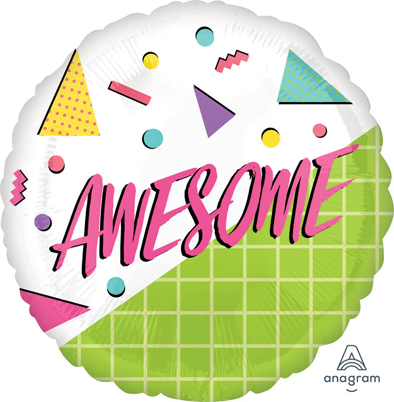 18" Awesome Party Foil Balloon