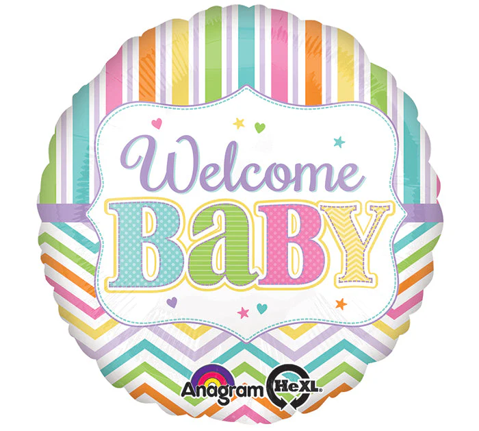 18" Baby Brights Balloon Packaged