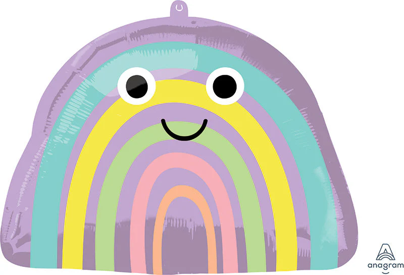 18" Baby Rainbow Foil Balloon